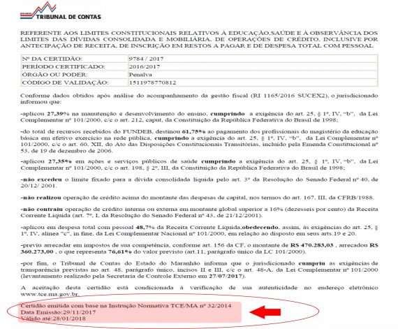 PREFEITURA SE DESTACA EM CUMPRIR APLICAÇÃO DE PERCENTUAIS