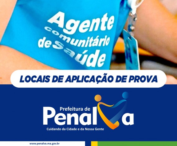Divulgado locais de provas do Seletivo Público ACS Nº 001/2020 - Penalva-MA