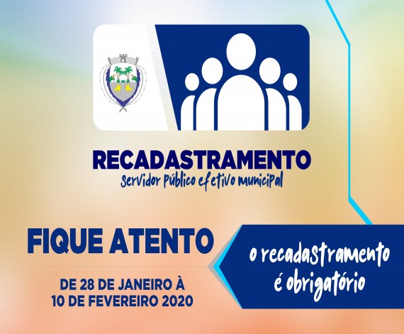 Recadastramento obrigatório para os servidores efetivos do município de Penalva começa no dia 28 de janeiro